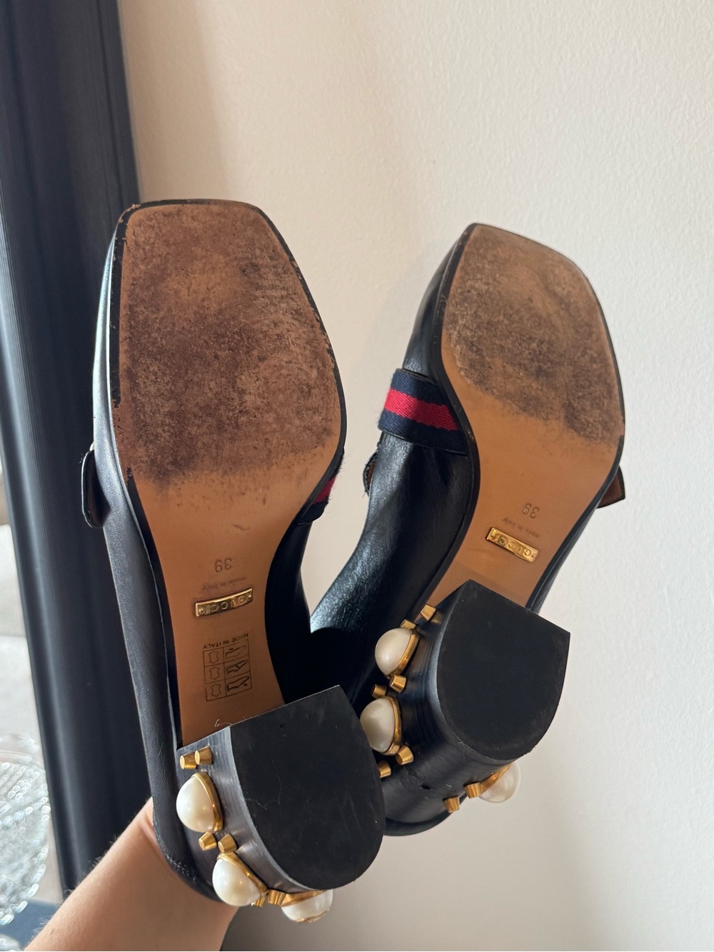 Gucci Black Leather Heels - Picture 10 of 12